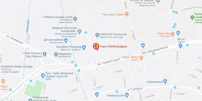 Team VISION Bulgaria with a new office