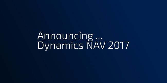 Нова версия на Microsoft Dynamics NAV