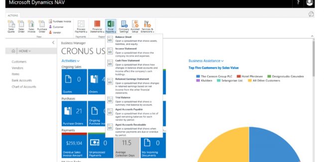 Какво ново в Microsoft Dynamics NAV